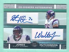 STEVE HUTCHINSON & WALTER JONES  2007 Topps Co-Signers Dual Autograph  SEAHAWKS picture