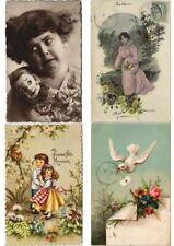 ADVERTISING MOSTLY FRENCH 28 Vintage Postcards Mostly Pre-1930 (L5084) picture