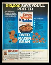 1984 General Mills Crispy Wheats 'N Raisins Circular Coupon Advertisement picture
