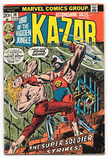 Astonishing Tales #19 ~ 1973 Marvel Comic ~ Romita Art, Ka-Zar, Zabu, Antarctica picture