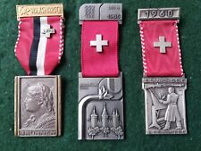 3 - Old Swiss Shooting Competition Etc Medals. picture
