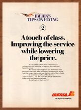 1981 Iberia Spanish Airlines Vintage Print Ad/Poster Travel Wall Art Retro 80s picture