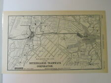 Original map of the Netherlands Tramways Corporation ~ 1904 picture