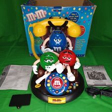 M&M's ANIMATED Talking Light-Up TELEPHONE Phone Red ,Green ,Yellow  Works Great picture