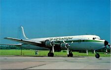 Air Atlantique Douglass DC-6 G-SIXC Airplane Aircraft Postcard picture