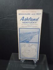 Vintage 1970s Ashland Kentucky And Adjacent Communities Brochure And Map picture