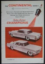 1955 Lincoln Continental Mark II Champion Spark Plug AD picture