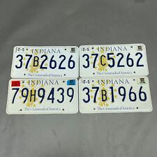 Indiana License Plates 2000s Hoosier State Lot of 4 The Crossroads Of America picture