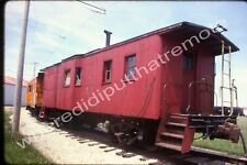 Original Slide Illinois Railway Museum Caboose Way Car Union IL 5-85 picture