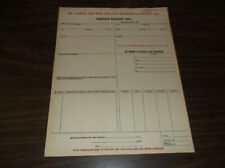 RARE 1951 L&NE LEHIGH AND NEW ENGLAND UNUSED THREE PART BILL OF LADING picture