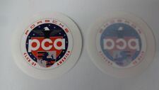 PCA Porsche Club of America Window Stickers (2) Decal Round 2.25