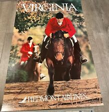 Piedmont Airlines Virginia Poster 24” x 36” picture