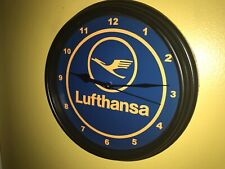 Lufthansa Airlines Logo Pilot Stewardess Airport Terminal Bar Man Cave Sign picture