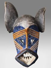 African Bwa Tribe Zoomorphic Bat Mask - Burkina Faso 17” Tall picture