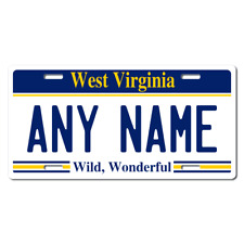 Personalized West Virginia License Plate 5 Sizes Mini to Full Size  picture