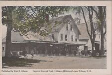 General Store of Fred J. Gibson Hillsboro Lower Village New Hampshire Postcard picture