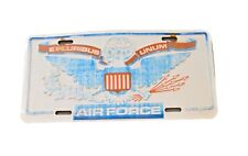 Vintage Air Force License Plate E Pluribus Unum With Eagle picture
