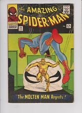 AMAZING SPIDER-MAN # 35  FN+    MOLTEN MAN   APRIL 1966 picture
