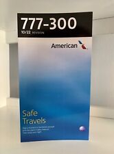 American Airlines Boeing B777-300 (10/22 Revision) Air Safety Card picture