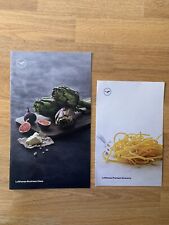 Lufthansa Business Class Menu LH Being FRA LAX Premium Economy Food Used Lh 456 picture