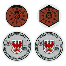 Brandenburg Germany License Plate Complete Sticker Set picture