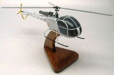 Aerospatiale SA 315B Lama SA-315 Helicopter Desktop Kiln Dried Wood Model Large picture