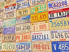 Starter pack of 10 License Plates From 10 Different States picture