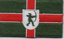 Embroidered NOTTINGHAMSHIRE County Flag Iron on Sew on Patch Badge HIGH QUALITY  picture