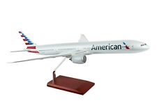 American Airlines Boeing 777-300ER New Hue N718AN Desk  1/100 Model SC Airplane picture