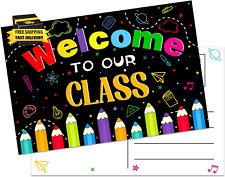 Welcome to Our Class Postcard 30Pcs Back to School Postcards for Kids Students f picture