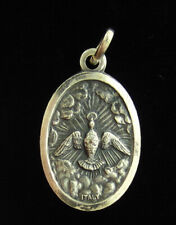 Vintage Holy Ghost Medal Religious Holy Catholic Holy Spirit Dove picture