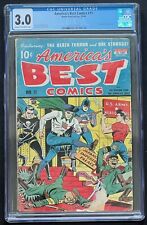 America's Best Comics #11 Nedor  Publications 1944 CGC 3.0 Schomburg Tojo picture