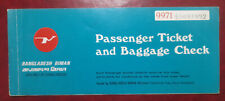 BIMAN BANGLADESH AIRLINES  PASSENGER TICKET AND BAGGAGE CHECK picture