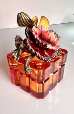 Very Rare Jay Strongwater “Veronica” Crystal Bouquet Box - NIB w tags Retail 995 picture