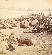 1894 Political Protest Gen Coxey Army March Washington DC Weary Tramp Stereoview picture