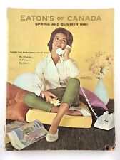 Vintage 1961 Eaton Canada Spring Summer Color and Black White Catalog K490 picture