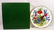 Wedgwood Franklin Porcelain Flowers of the Year Plate Collection April picture