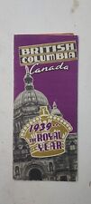 1939 British Columbia Canada The Royal Year brochure picture
