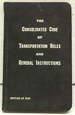 Consolidated Code of Transportation Rules & General Ins 1939 Union Pacific picture