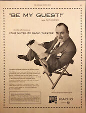 1955 NBC Radio Vintage Print Ad Pat O'Brien Your Nutrilite Radio Theatre picture