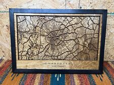 Charlotte North Carolina 3D Wooden City Map Laser Cut By Dana Theobald Decor picture
