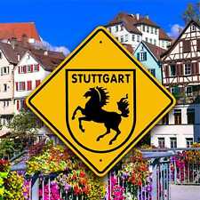 Stuttgart Germany - Collectible Sign Placard - European Travel - Garage Decor   picture