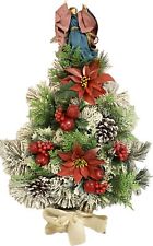 Vintage Flocked Christmas Tree Mfg. by Herman Rynveld Corp.  26” Original Box picture