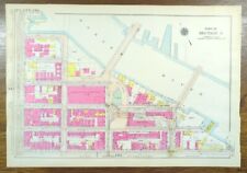 Vintage 1916 EAST HARLEM MANHATTAN NEW YORK CITY NY ~ G.W. BROMLEY Land Map picture