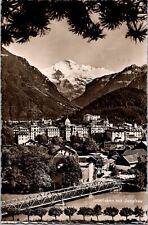 Vintage PPC 1937 - Interlaken with Jungfrau - F42944 picture