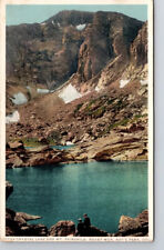 Postcard CO Crystal Lake & Mt Fairchild Rocky Mtn Natl Park Colorado picture