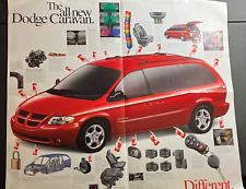 2000 Dodge Caravan - Large Vintage Double-Sided Automotive Sales Brochure Poster picture