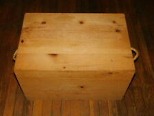 civil war reproduction reenactment soldiers foot locker wooden chest union trunk picture