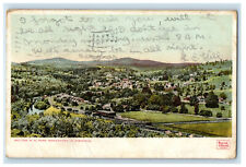 1907 Park Monadnock in Distance, Wilton NH Alburg & Boston RPO Postcard picture