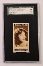 1937 Lloyd Cigarettes Cinema Stars #4 CORINNE GRIFFITH SGC 10 GEM picture